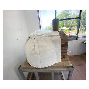 Stufa a legna resistente al calore forno per pizza con effetto isolante in cotone resistente al calore della coperta agugliata in fibra ceramica - Product Image 1