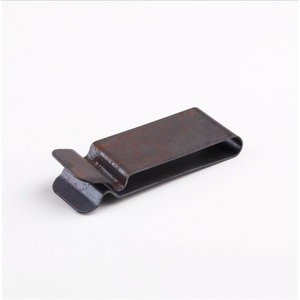 Clip de ceinture à ressort <span class=keywords><strong>en</strong></span> acier noir électroplaqué pour étuis <span class=keywords><strong>en</strong></span> cuir, clip de fixation <span class=keywords><strong>en</strong></span> métal, clips plats <span class=keywords><strong>en</strong></span> acier à ressort - Product Image 4