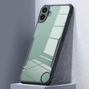 XUNDD a prueba de golpes TPU Bumper Crystal Clear Estuche rígido con cámara Estuche protector para teléfono para Nothing CMF Phone 1 - Product Image 1