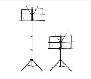 Atril Plegable Portátil de Hierro Negro Resistente para Partituras de Guitarra, con Bolsa de Transporte Pequeña, para Violín, <span class=keywords><strong>Guzheng</strong></span> e Instrumentos Musicales - Product Image 1