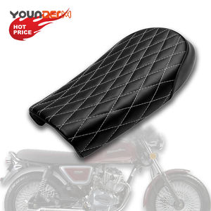 วินเทจสไตล์ Cg รถจักรยานยนต์ที่นั่งชิ้นส่วนอุปกรณ์เสริมสำหรับที่นั่ง KZ400 KZ550 K750 Z650 W650 CB100 CB125 <span class=keywords><strong>CB175</strong></span> CB200 - Product Image 1