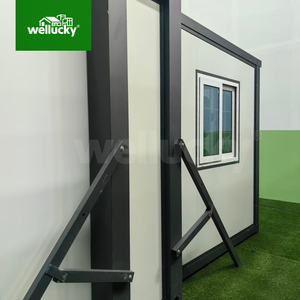 Maison conteneur extensible F700, structure en acier, isolée, modulaire, pliable, pour <span class=keywords><strong>logement</strong></span> de personnel en camping - Product Image 3