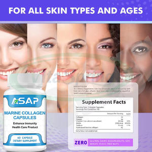 ASAP Capsule de pilules de collagène marin Vitamine C halal Suppléments de blanchiment de la peau Capsules de collagène marin - Product Image 2