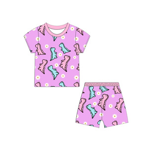 Summer Children Girls Set Printed T-shirt Short Sleeve Shorts Set Girls <strong>Cute</strong> Children's <strong>Clothing</strong> Casual Toddler <strong>Clothing</strong> - Product Image 5