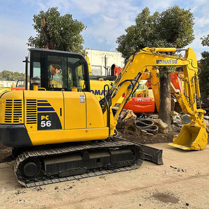 Le Japon a importé des mini pelles d'occasion originales Komatsu PC56 5.3 tonnes Komatsu PC56 PC60 PC70 pelle sur chenilles sur Offre Spéciale - Product Image 1