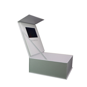 Boîte à fleurs vidéo avec écran HD de 7 pouces, couleur marbre noir, boîtes cadeaux, boîte vidéo pliable pour mariage, fête - Product Image 4