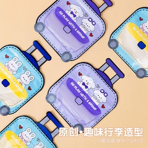 Bolsa de plástico con forma de maleta colorida para envasar dulces, bocadillos, juguetes pequeños y condimentos. - Product Image 5