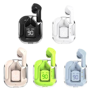 Audífonos TWS 2026 Transparentes, Auriculares Inalámbricos Verdaderos con Caja de Carga de Cristal, Auriculares para Juegos HIFI Air31, Auriculares Air 31 - Product Image 1