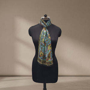 Handmade Long Cotton Scarf Floral Paisley Print Tassel <b>Shawl</b> for <b>Women</b> Daily Wear Travel Party - Product Image 3