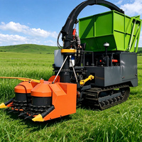 Moissonneuse-broyeuse de fourrage indépendante pour mini-tracteurs, ensileuse de maïs, moissonneuse-broyeuse d'ensilage montée sur tracteur