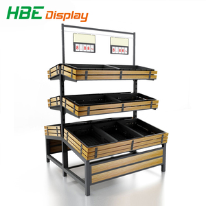 High Quality Awesome Fruits and <strong>Vegetables</strong> Racks Display <strong>Stand</strong> for <strong>Vegetables</strong> Supermarket - Product Image 4