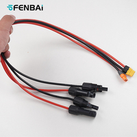 XT60 zu MC4 Solar-Steckverbinder Adapterkabel PVC-Isoliertes Solarladekabel für Energiespeicher Solarmodul PV-System Zubehör
