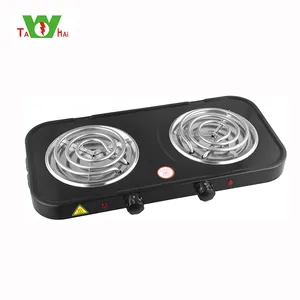 Kiểm soát nhiệt độ cuộn dây hotplate bếp điện bếp hai đầu đốt điện tấm nóng cho nấu ăn