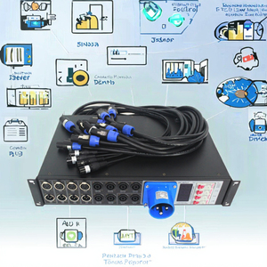 Boîtier de distribution d'alimentation portable pour événements LAS4+8 16A avec son surround et garantie d'un an <span class=keywords><strong>Sanway</strong></span> - Product Image 2