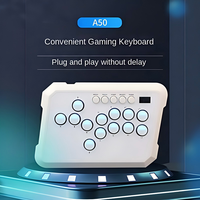 Joystick Ergonómico con Cable Ruidun A50 para Control de Lucha con Molde Privado