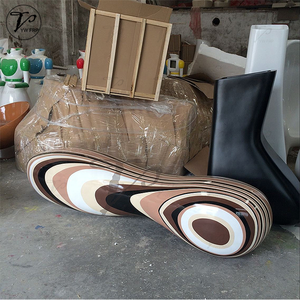 <span class=keywords><strong>Banc</strong></span> <span class=keywords><strong>de</strong></span> repos extérieur moderne et coloré pour patios, jardins, parcs, gymnases, centres commerciaux et hôpitaux - pour salles d'attente et salons - Product Image 6