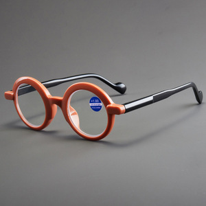 Blue Light Blocking Presbyopia Hyperopia High-Definition Small Round <strong>Reading</strong> <strong>Glasses</strong> Women Men Computer Eyeglasses <strong>Fashion</strong> 2025 - Product Image 3