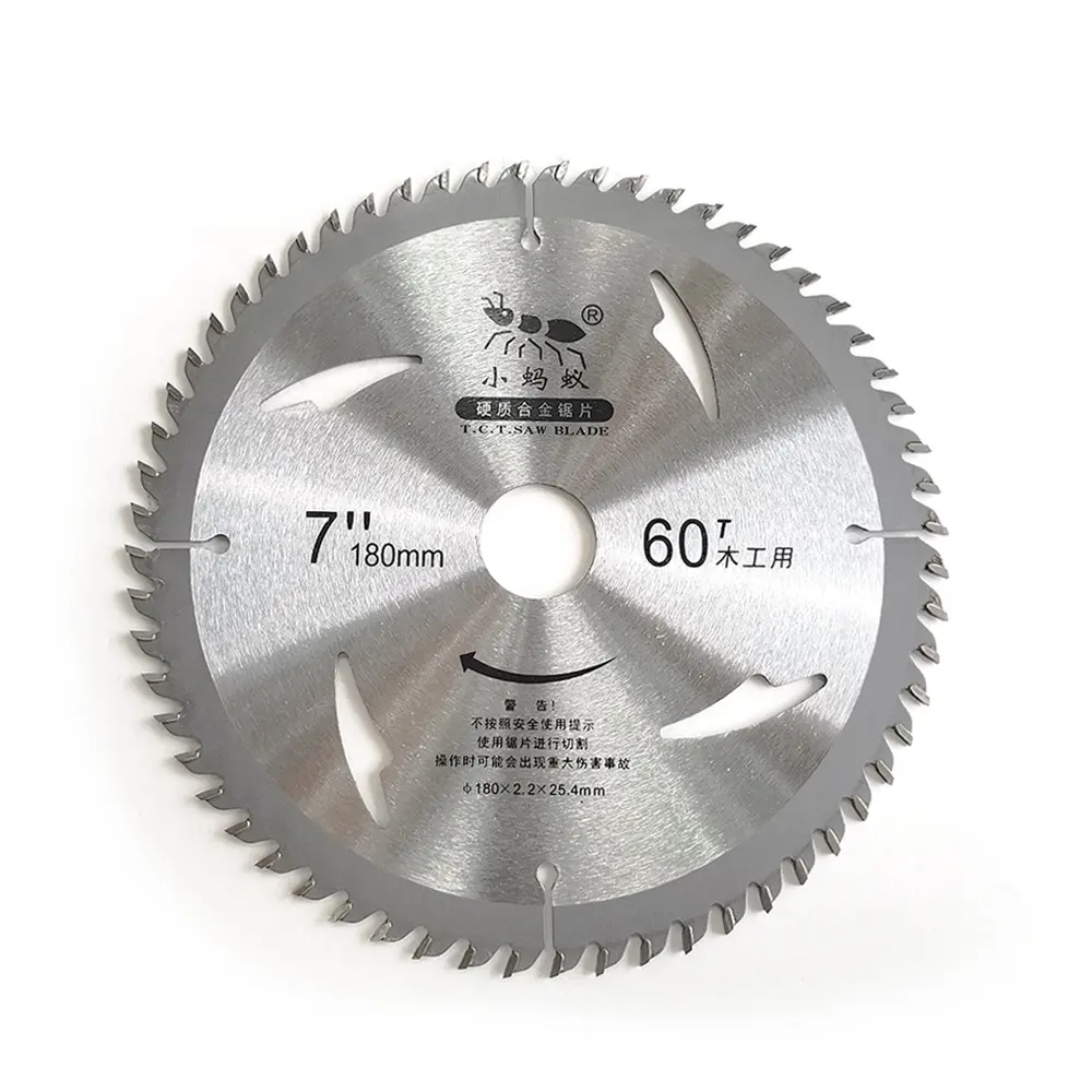 7inch 180mm Safety Commonly Used Wood Working Smooth Cutting Circular Tct Saw Blade