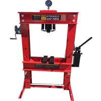 Presse à air hydraulique OEM 10-50 tonnes avec manomètre pour réparation de roues, couleur personnalisée, garantie 18 mois