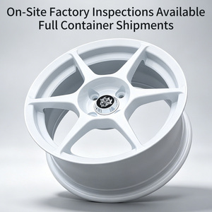 Jantes en alliage FLowtone Wheels Premium Racing 15 pouces, blanches, 4x100 ET35, pour Suzuki <span class=keywords><strong>Swift</strong></span> Yaris Corolla - Product Image 3