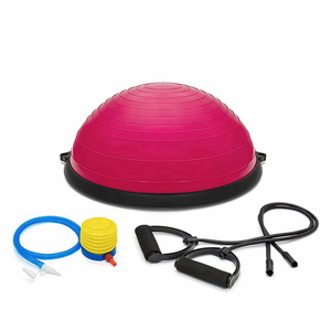 ลูกบอลโยคะแบบหนากันระเบิดขนาด58ซม.,บอลสำหรับเล่นโยคะฝึกความสมดุลพิลาทิสแบบครึ่ง - Product Image 2