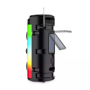 Açık taşınabilir hoparlör Dj sistemi Subwoofer ses kutusu ile Led ışık - Product Image 5