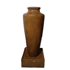 Fontaine d'intérieur avec ornement à eau courante pour salon, entrée, bureau, balcon, cour extérieure, design contemporain - Product Image 5
