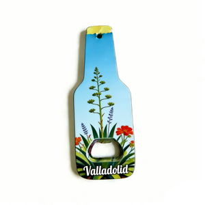 Nouveau design, ouvre-bouteille aimanté pour réfrigérateur, souvenir de ville personnalisé, Valladolid, Valence, Turquie, Sicile - Product Image 5