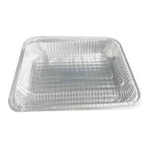 ハーフサイズ9*13アルミ箔ケータリング食品トレイ長方形プレート食品グレードリサイクルオーブン安全保管 - Product Image 5