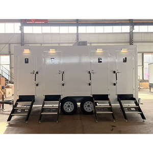 Remolque de <span class=keywords><strong>Baños</strong></span> <span class=keywords><strong>Portátiles</strong></span> de Lujo Móvil para <span class=keywords><strong>Alquiler</strong></span> de Bodas, con 4 Cabinas, Precio de <span class=keywords><strong>Alquiler</strong></span> - Product Image 3