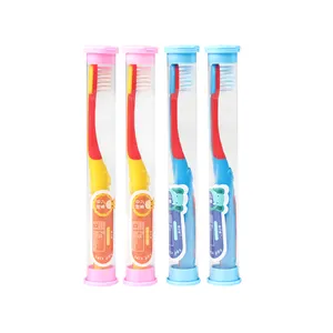 Soft bristle household travel plastic children toothbrush with cartoon animal