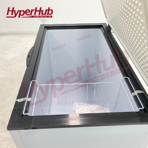 Congélateur horizontal compact à ouverture supérieure, mini, portable, usage commercial, réfrigérateur profond, porte simple, petit réfrigérateur - Product Image 6