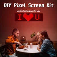 Nueva llegada RGB LED Pixel Light DIY Pantalla de empalme para creación de arte comercial Bluetooth Digital App Control para juego