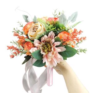 Bouquets de fleurs artificielles 2026 pour demoiselles d'honneur, bouquets de mariage pour la <span class=keywords><strong>mariée</strong></span>, cadeau pour les professeurs de mariage - Product Image 5