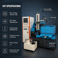 Machine de découpe à fil EDM DK7745 haute puissance et haute précision pour le travail des métaux, à grande conicité, directement de l'usine, haute efficacité