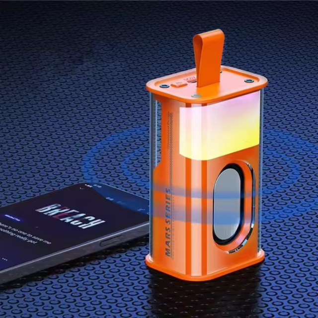 New Arrival Wireless Speaker LED Light Waterproof Mini Speaker Super Bass Home Travel Outdoor Speaker for Phones
