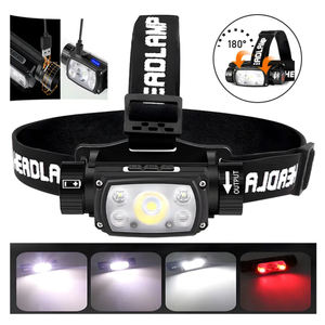 超亮XHP50发光二极管可充电前照灯1000流明9模式运动传感器磁性白色红色前照灯手电筒 - Product Image 3