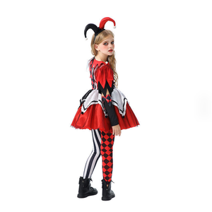 <span class=keywords><strong>Disfraz</strong></span> de <span class=keywords><strong>Payaso</strong></span> Aterrador y Divertido para Niñas, Vestido Tutú, Conjunto Completo para Fiesta de Carnaval, Material de Poliéster de Alta Calidad - Product Image 3