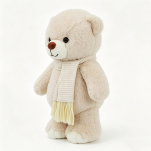 Oso de peluche personalizado, peluche de oso, oso de peluche de invierno, oso de peluche con bufanda. - Product Image 2