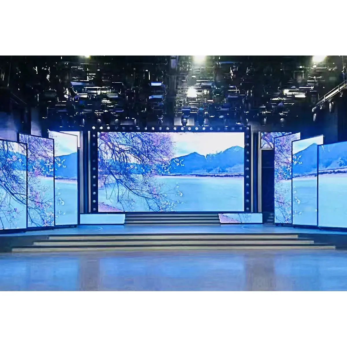 led display panels for exhibition hall indoor customize ultra thin led screen all color outdoor advertising led display screen