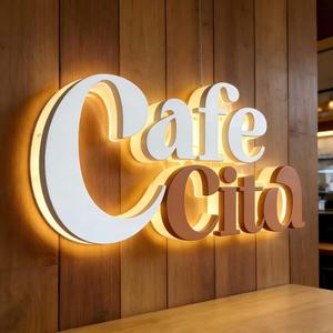 Letras de Canal Luminosas LED 3D para Interiores y Exteriores, de Acrílico, para Negocios y Oficinas, con Fácil Instalación - Product Image 3