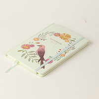 Carnet de luxe à couverture rigide ou carnet personnalisé pour femmes, carnet à fleurs Simple et mignon, personnalisé et promotionnel pour l'école