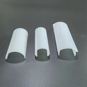 Polycarbonate PC plastique extrusion LED bande d'éclairage led couvercle diffuseur