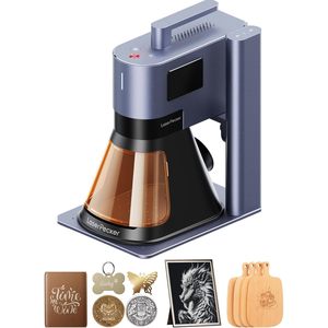Grabador Láser LaserPecker de 20W con Diodo de Fibra, Doble Cabezal, para Metal, Madera, Joyería, Grado 3D, Escala de Grises, de Sobremesa, Compatible con SVG - Product Image 1