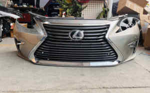 Ensemble de calandre avant d'origine d'occasion avec phare antibrouillard, radiateur, condenseur, ventilateur, coupe-nez pour Lexus ES 300H 350H 250 - Product Image 2