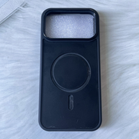 Coque antichoc vierge 2-en-1 Orange Armor Groove DIY pour iPhone 17 Pro Max et autres modèles de téléphones portables
