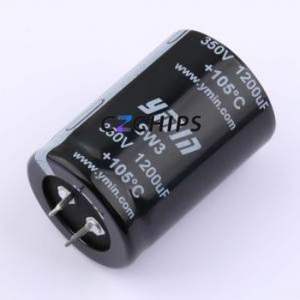 ตัวเก็บประจุแบบอลูมิเนียมอิเล็กโทรไลติกใน SW32V122MNNAS07S2ผ่านชิ้นส่วนรู (THT) D35xL50mm 1200uF 20% 350V - Product Image 1