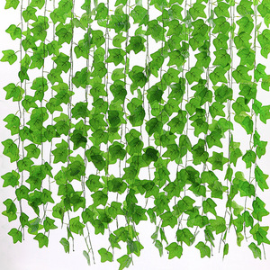 Flores Artificiales Timo, Guirnalda de Hiedra de 200cm+ con Hojas de Seda, Decoración de Techo para Uso en Interiores y Exteriores - Product Image 1