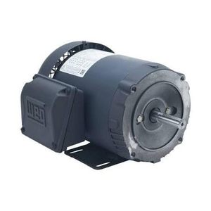 มอเตอร์เหนี่ยวนำไฟฟ้า 3 เฟส Weg Electric 3/4 แรงม้า 208-230/460 โวลต์ AC 1755 รอบต่อนาที Nema 56C แบบติดตั้งแบบแข็ง C Face - Product Image 1
