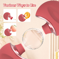 Moonbox Saugvibrator Klitoris-Stimulator Flexibler Dual-Vibrator für Brustwarzen und Klitoris 18+ Sexspielzeug für Frauen Paare Geschenk